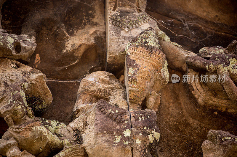 柬埔寨:Banteay Samré吴哥建筑群中的寺庙